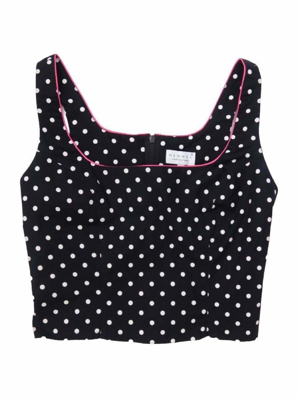 Hennes Collection Corset Style Polka Dot Top
